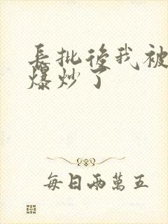 长批后我被宿敌爆炒了封面