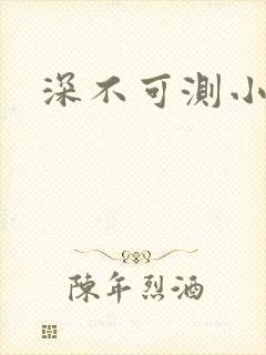 深不可测小说