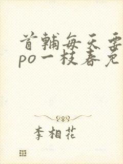 首辅每天要不够po一枝春免费阅读封面