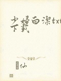少妇白洁txt下载