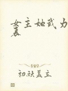 女主她武力值爆表