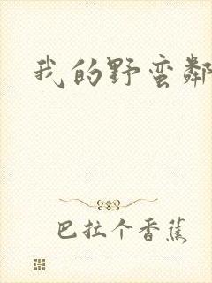 我的野蛮邻居封面