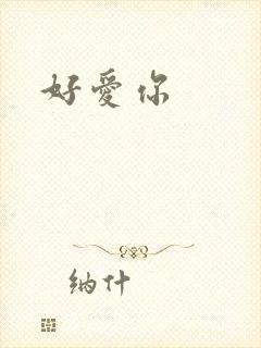 好爱你封面