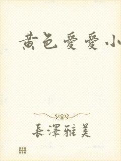 黄色爱爱小说