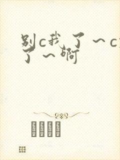 别c我了～c烂了～啊