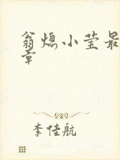 翁熄小莹最新节章