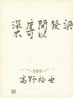 深度开发梁医生不可以