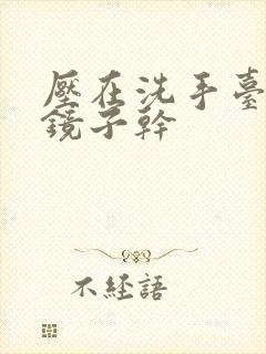 压在洗手台看着镜子干