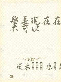 学长现在在上课不可以