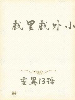 戏里戏外小说封面