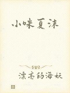 小咪夏沫封面