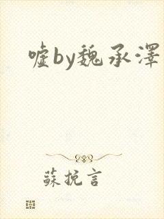 嘘by魏承泽封面