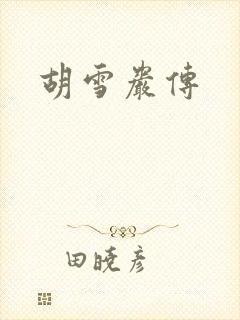 胡雪岩传封面