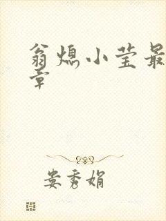 翁熄小莹最新节章