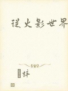 从火影世界归来封面