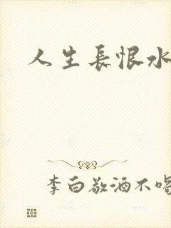 人生长恨水长东