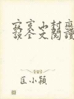 寂寞山村恋上小说全文阅读