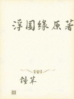 浮图缘原著小说封面