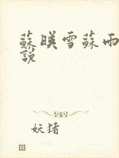 苏映雪苏雨柔小说
