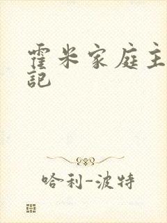 霍米家庭主妇日记