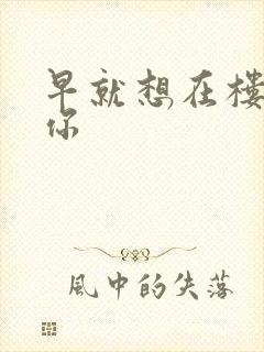 早就想在楼梯要你