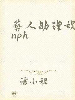 艺人助理娱乐圈nph