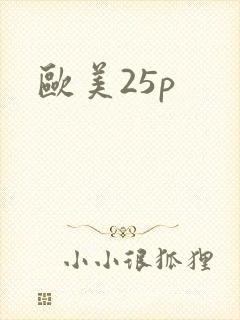 欧美25p封面