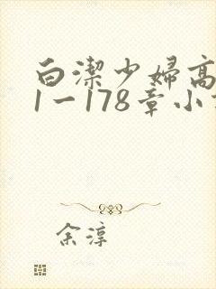白洁少妇高义第1一178章小说