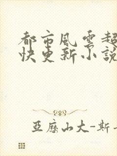 都市风云超前超快更新小说