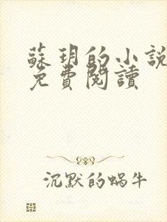 苏玥的小说全文免费阅读