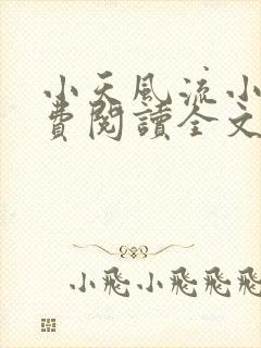 小天风流小说免费阅读全文最新章节