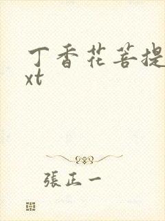 丁香花菩提树txt