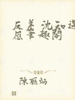 反差 沈知遇晏应笔趣阁