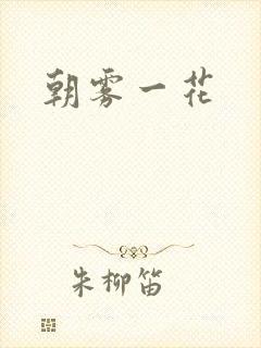 朝雾一花封面