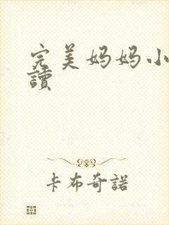 完美妈妈小说阅读