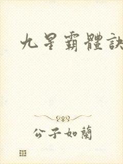 九星霸体诀小说
