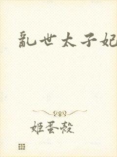 乱世太子妃封面