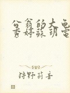 公翁的大龟挺进秀婷苏玥电影