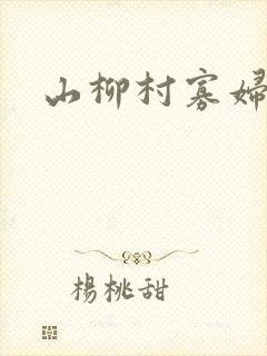 山柳村寡妇情史