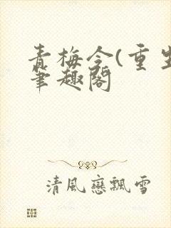 青梅令(重生)笔趣阁