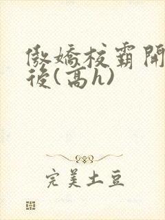 傲娇校霸开荤以后(高h)封面