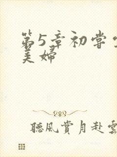 第5章初尝云雨美妇