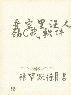 哥家里没人使点劲C我软件