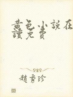 黄色小说在线阅读免费