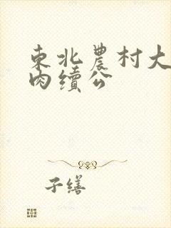 东北农村大炕乱肉续公封面