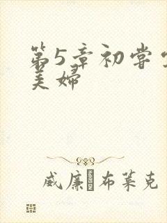 第5章初尝云雨美妇