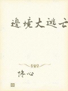 边境大逃亡封面