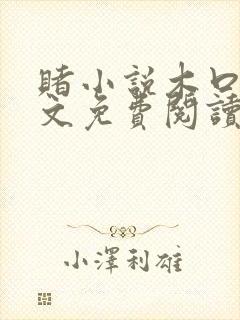 赌小说木口银全文免费阅读笔趣阁