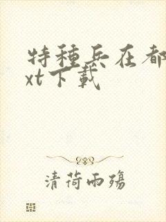 特种兵在都市txt下载