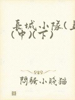 长城小队(上)(中)(下)